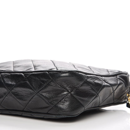 Chanel Lambskin Quilted CC Tassel Camera Case Black 13 of 13
