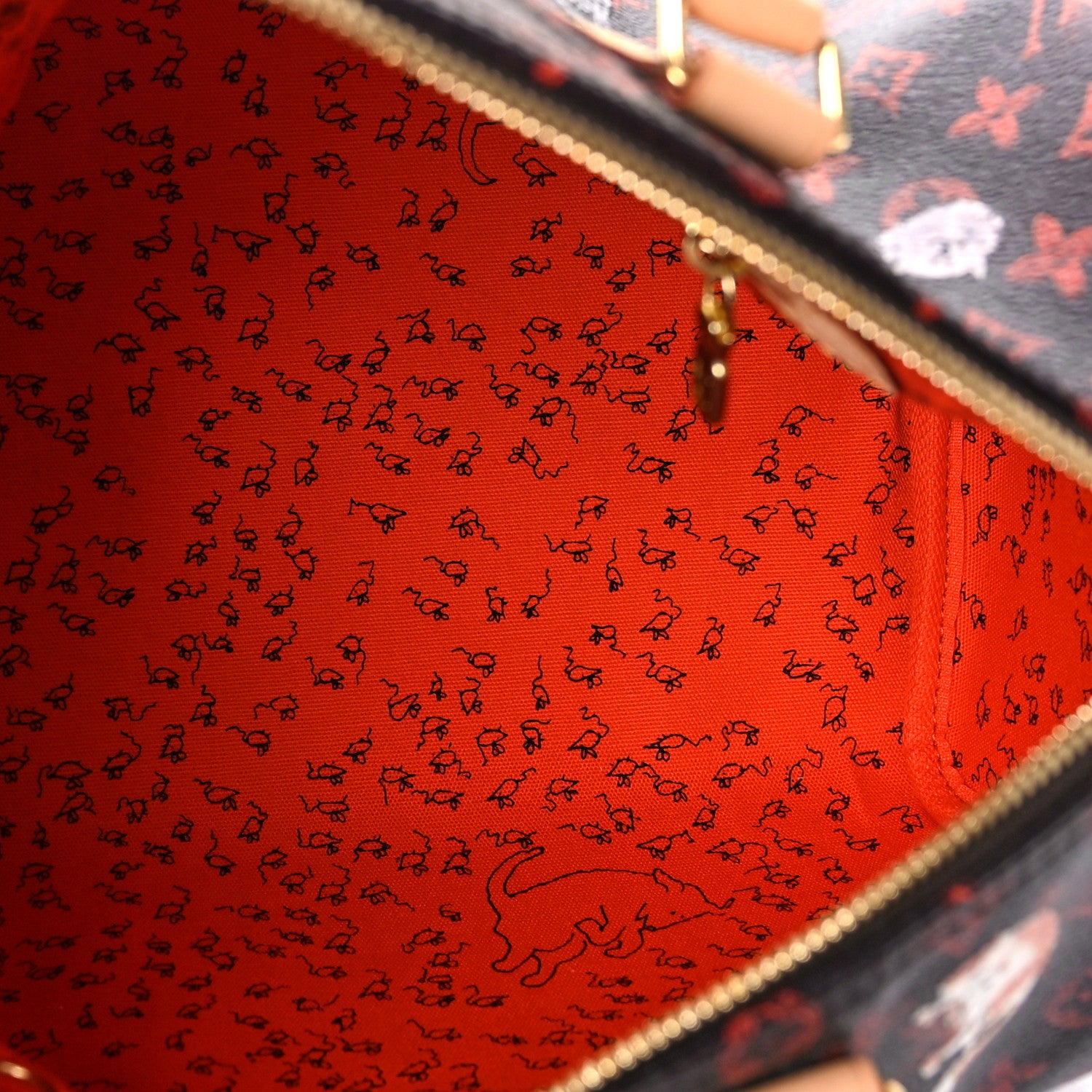 Louis Vuitton Catogram Speedy Bandouliere 30 Marron 5 of 9