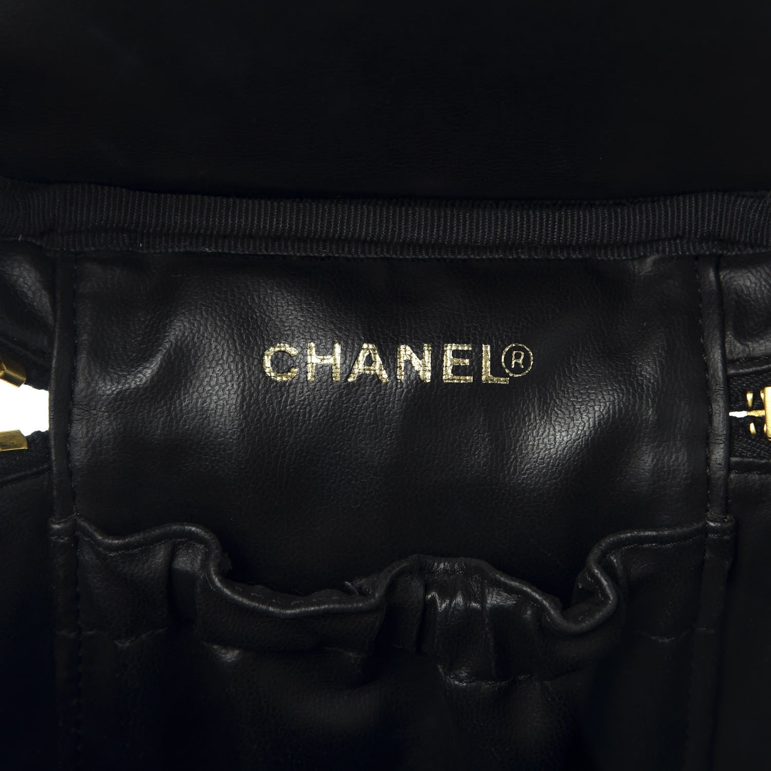 Chanel Caviar Cosmetic Vanity Bag Black 7 of 8