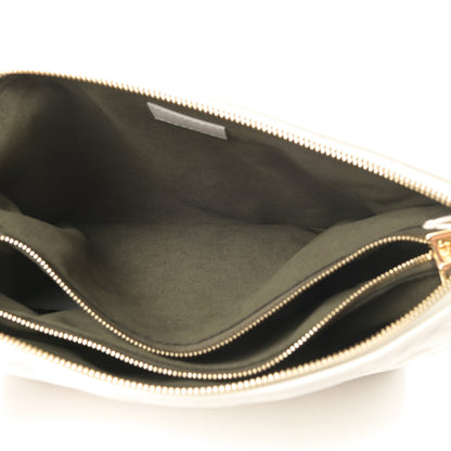 Louis Vuitton Lambskin Embossed Monogram Coussin PM Beige Cream 5 of 12