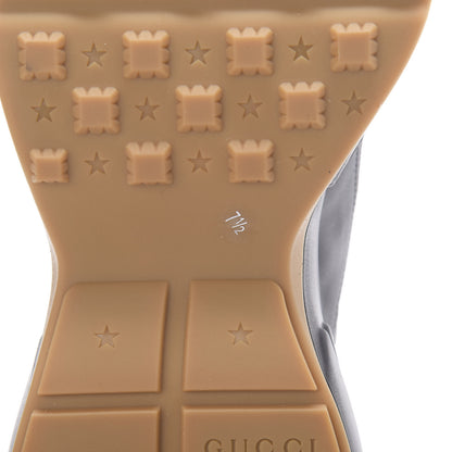 Gucci Calfskin Iridescent Logo Mens Rhyton Sneakers 7.5 Black 8 of 9