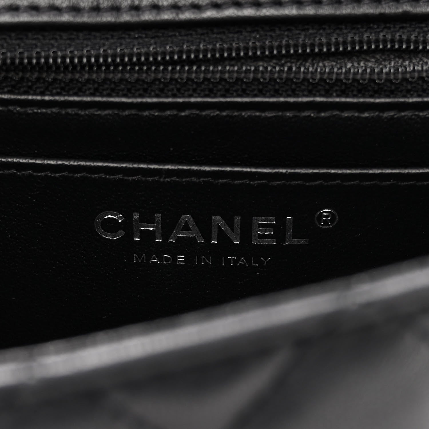 Chanel Lambskin Quilted Mini Rectangular Flap Black 6 of 10