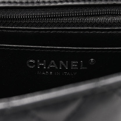 Chanel Lambskin Quilted Mini Rectangular Flap Black 6 of 10