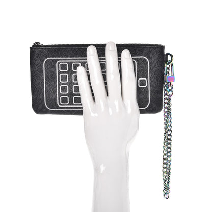 Louis Vuitton Monogram Eclipse Flash Fragment IPhone Pouch 2 of 7