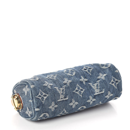 Louis Vuitton Denim Speedy GM Pochette Case 4 of 6