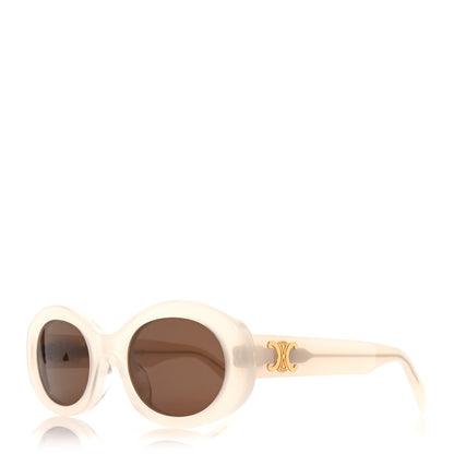 Celine Acetate Triomphe 01 Sunglasses CL 40194U White 1 of 7