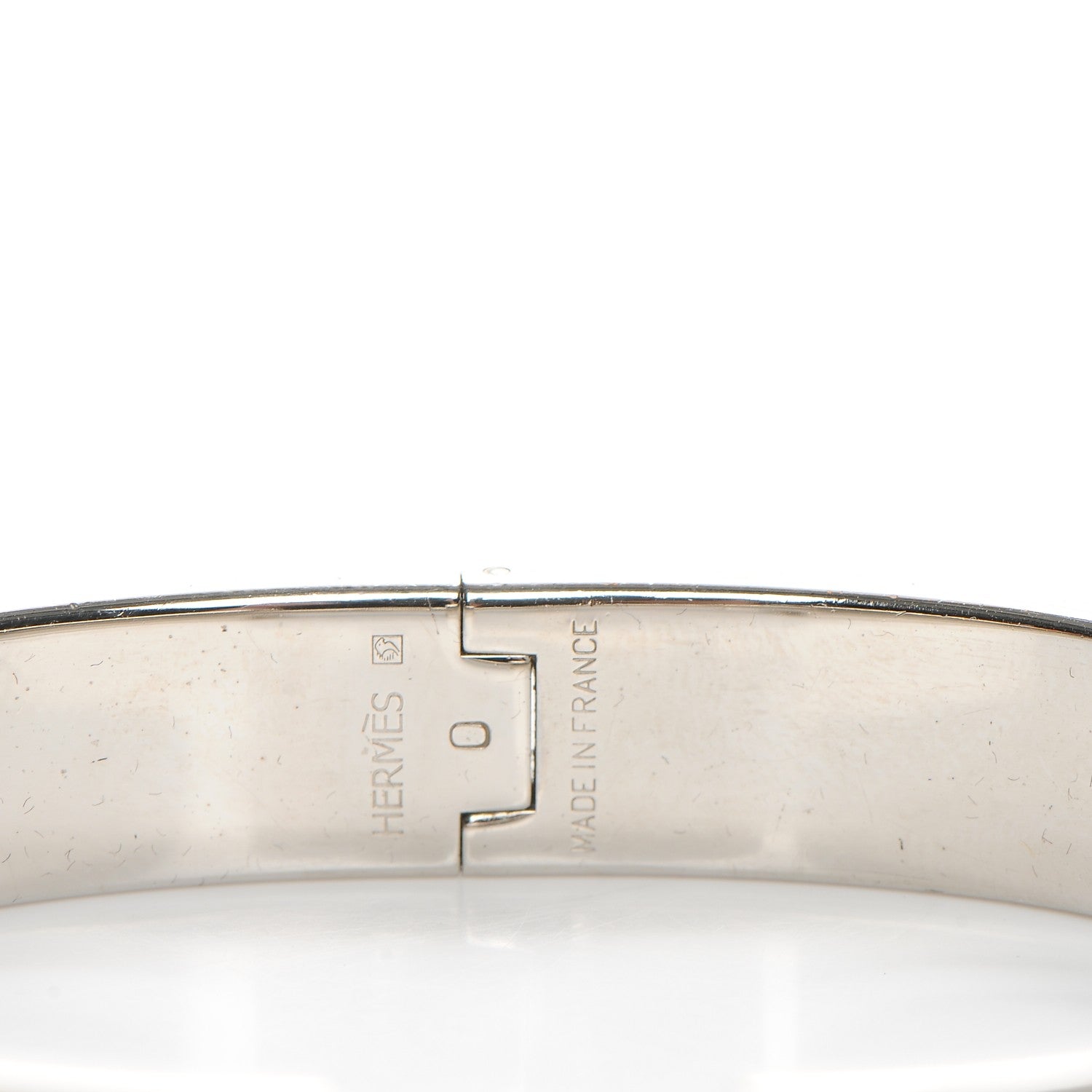 Hermes Enamel Narrow Clic Clac H Bracelet GM Black 2 of 6