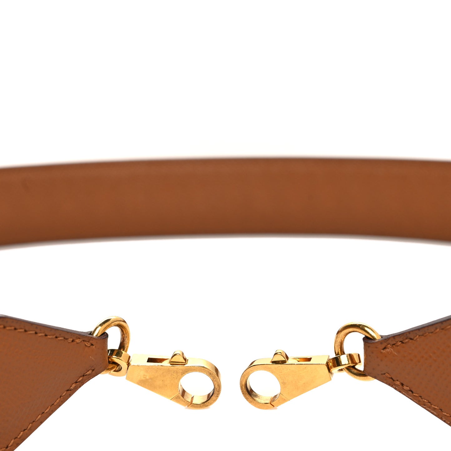 Epsom 30mm Hexagone Tressage Shoulder Strap Gold Bleu Indigo