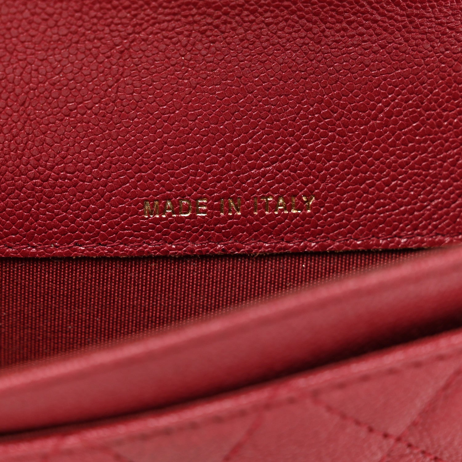 Chanel Caviar Quilted Boy Flap Card Holder Wallet Red 6 of 9