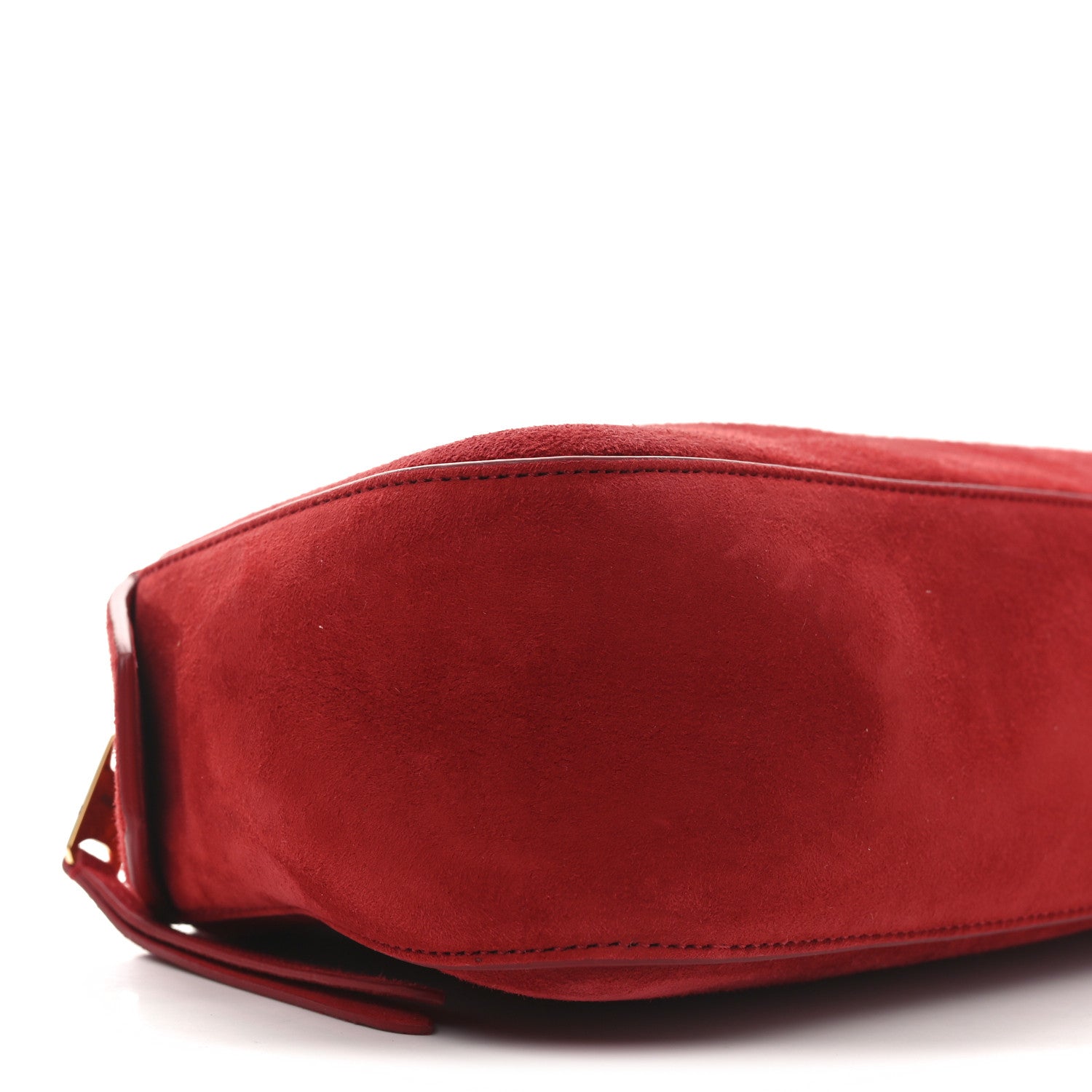 Khaite Suede Calfskin Simona Shoulder Bag Rebel 8 of 9