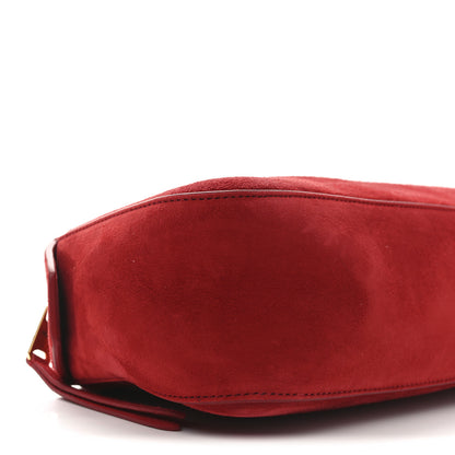 Khaite Suede Calfskin Simona Shoulder Bag Rebel 8 of 9