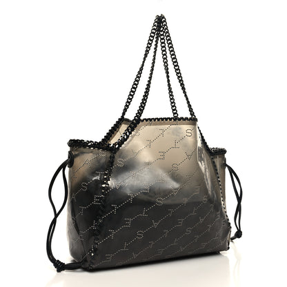Stella McCartney PVC Monogram Falabella Reversible Tote Black 3 of 9