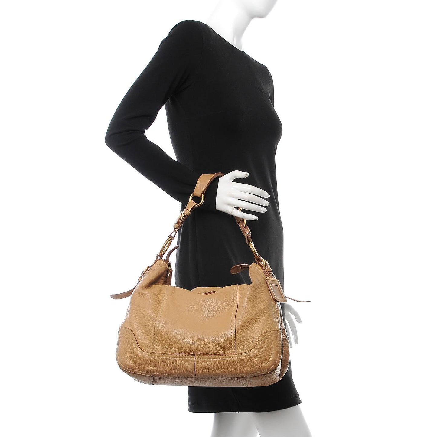 Vitello Daino Hobo Sabbia