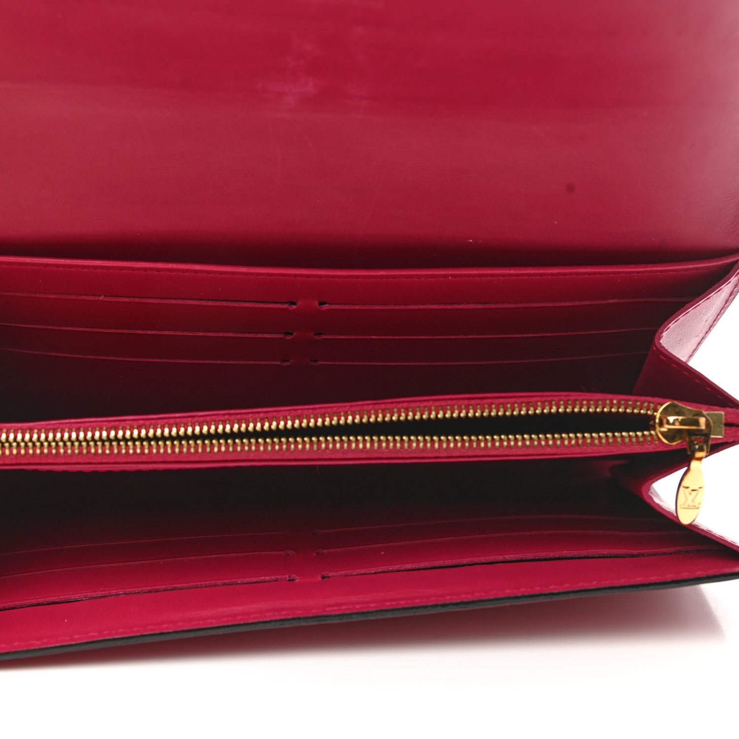 Louis Vuitton Vernis Sarah Wallet NM Rose Indien 5 of 7