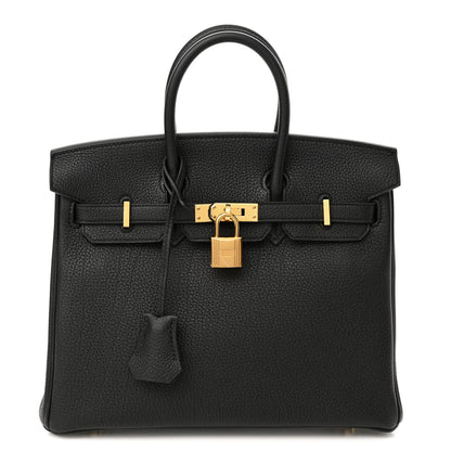 Hermes Togo Birkin 25 Black 1 of 11
