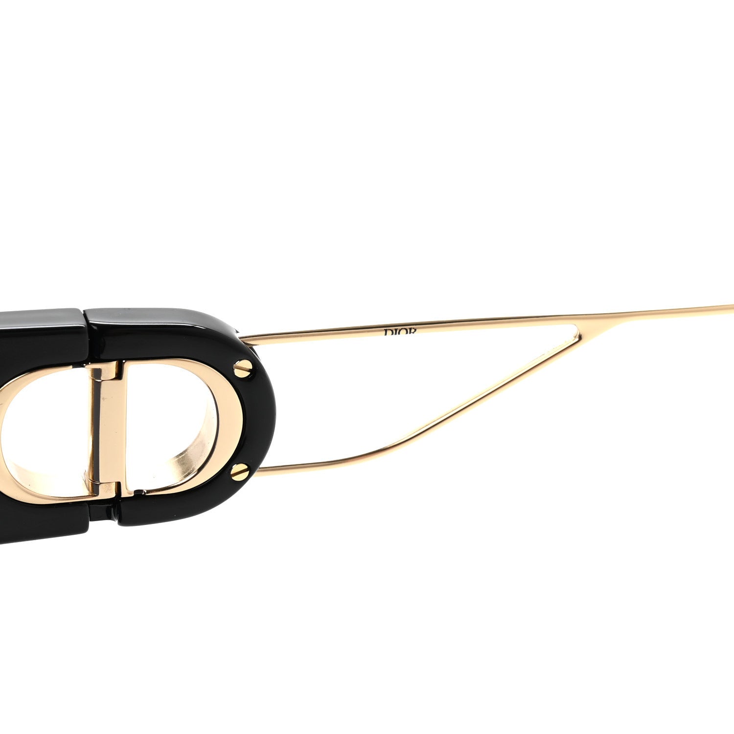 Christian Dior Acetate Square 30 Montaigne Sunglasses Black 5 of 8