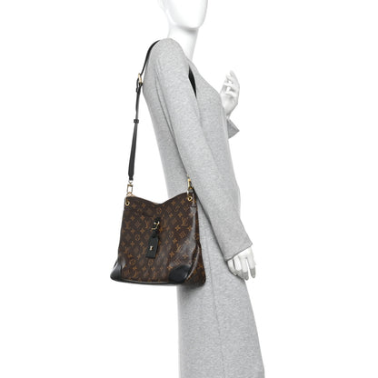Louis Vuitton Monogram Odeon MM Black 2 of 11