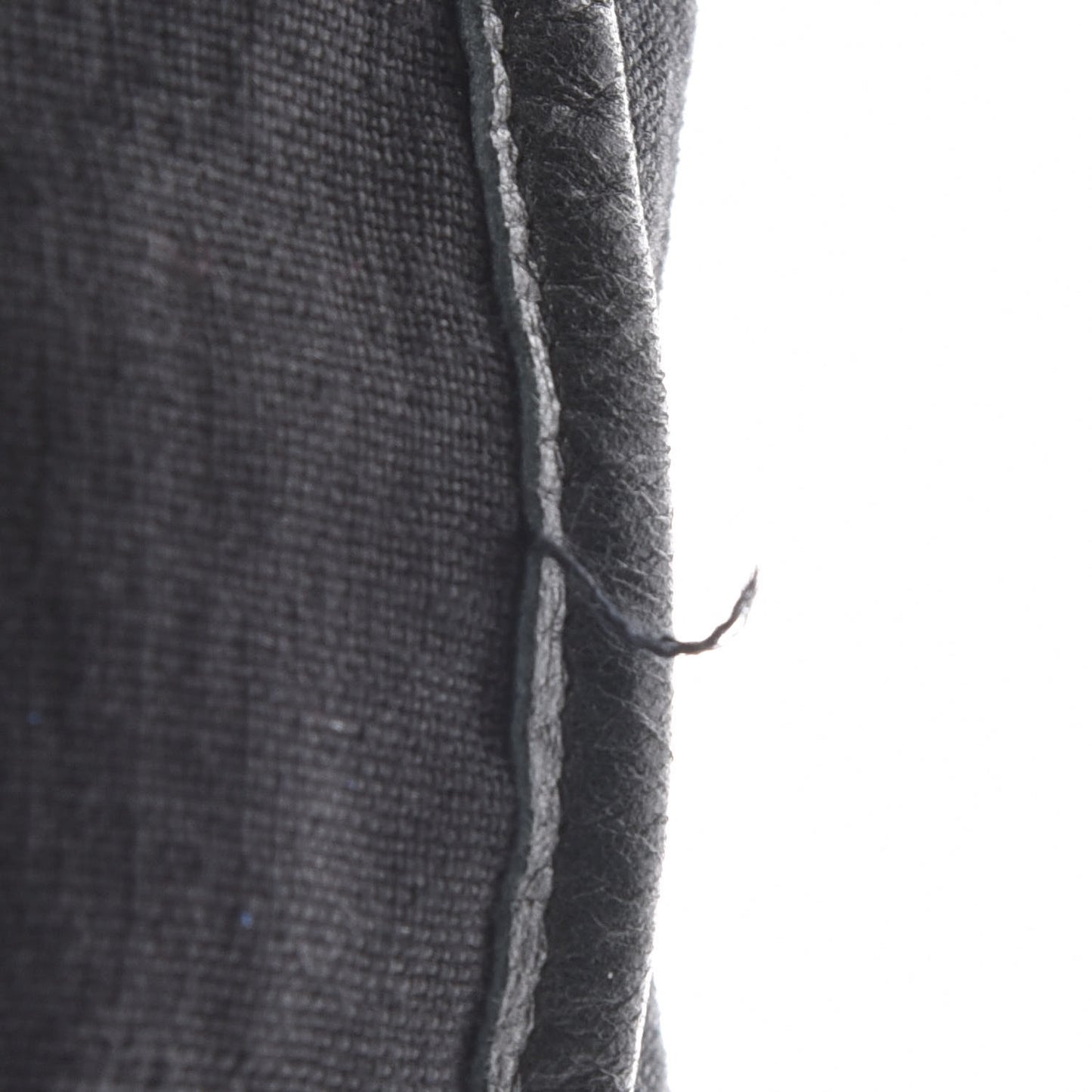 Chevre Canvas Classic Silver Hardware Weekender Black