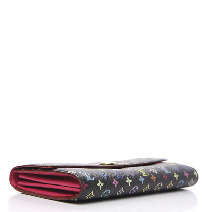 Louis Vuitton Monogram Multicolor Sarah Wallet Black Grenade 3 of 7