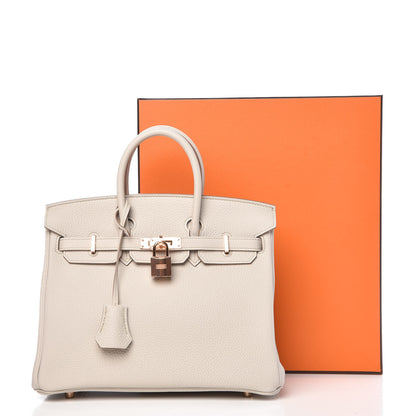 Hermes Togo Birkin 25 Beton 36 of 36