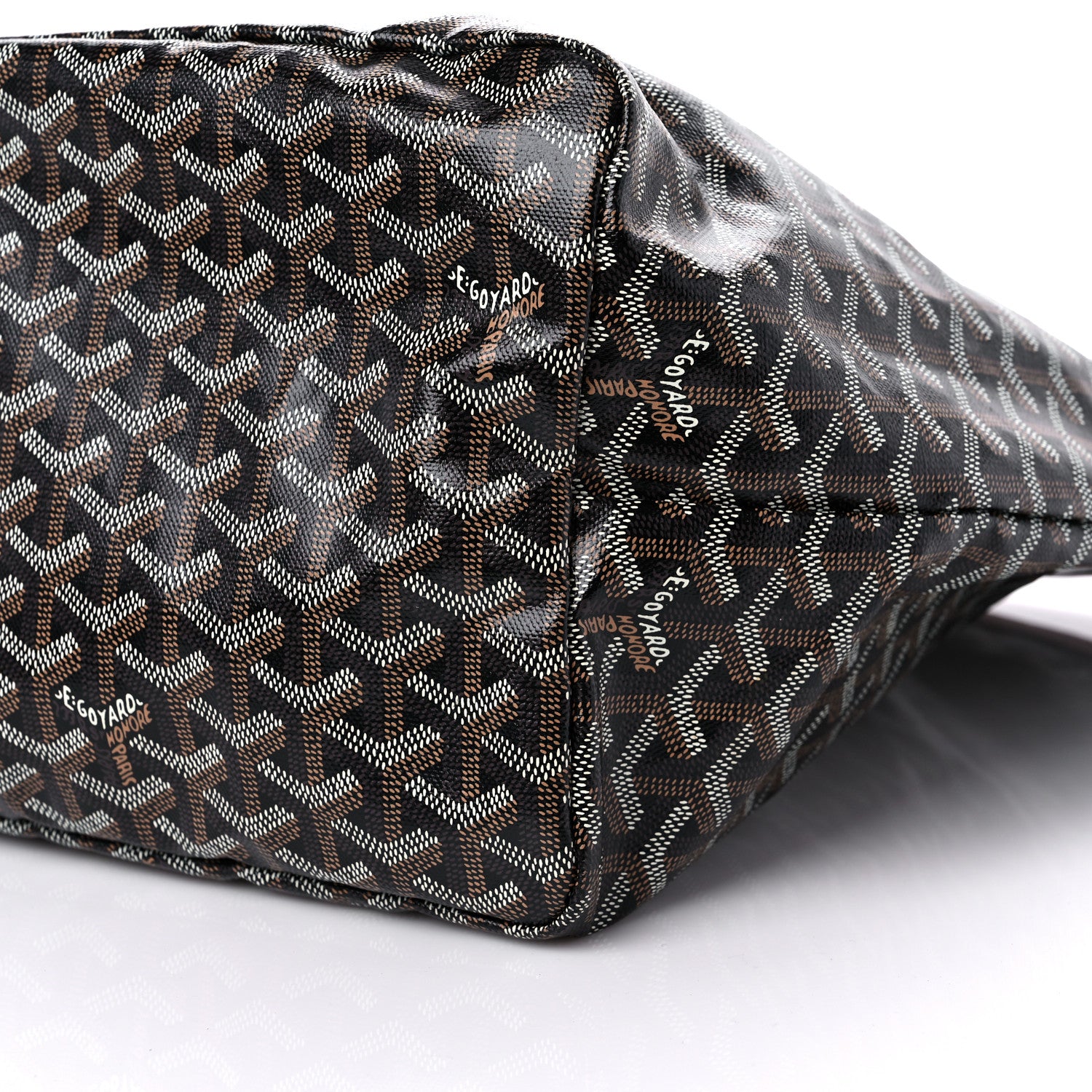 Goyard Goyardine Saint Louis GM Black Gold 9 of 13