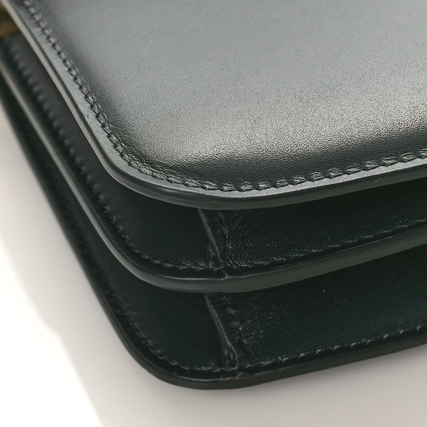 Satinated Calfskin 16 Chain Bag Amazone
