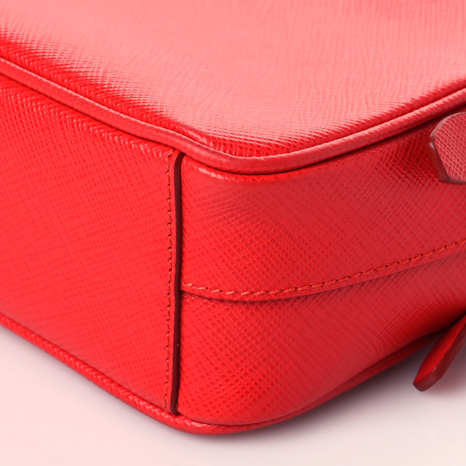 Prada Saffiano Mini Camera Crossbody Lacca 11 of 12