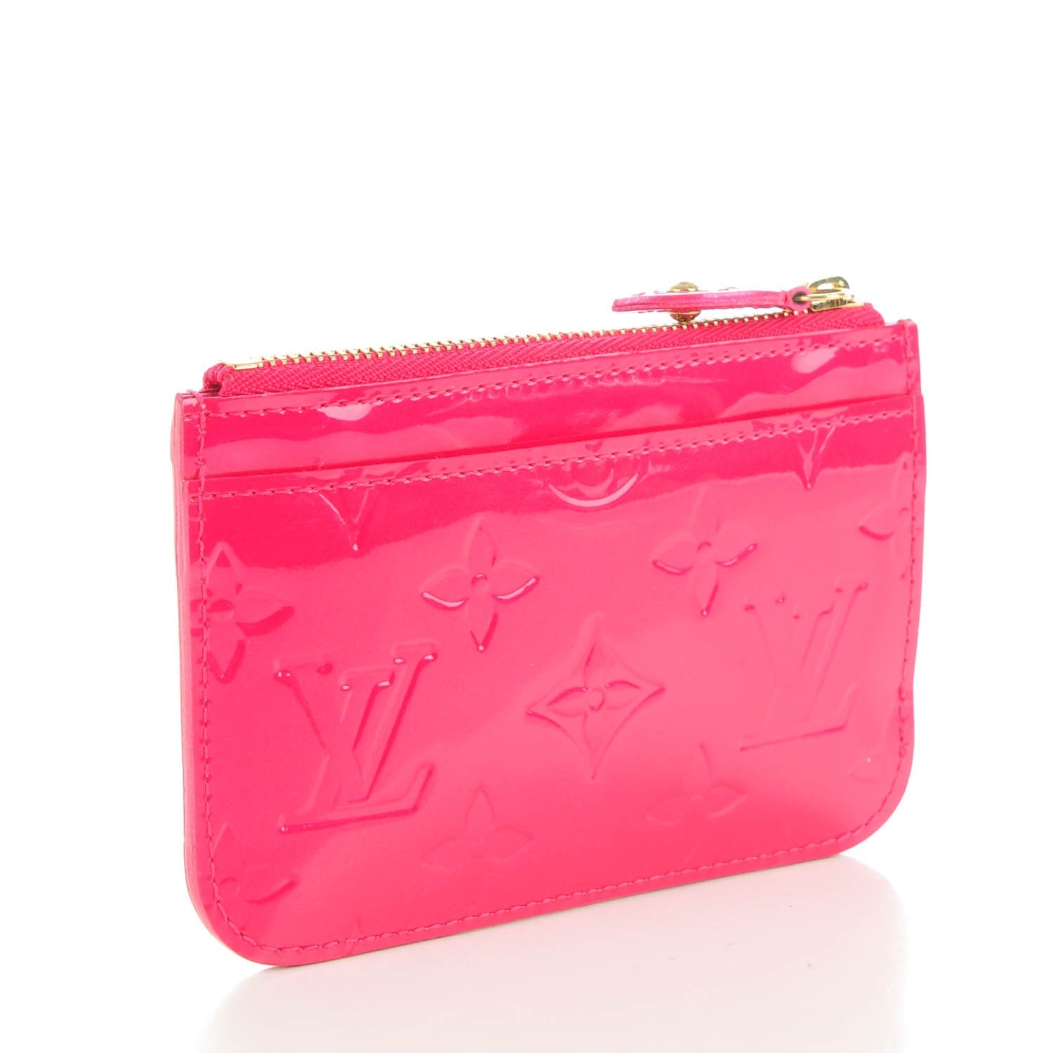 Louis Vuitton Vernis Key Pouch Rose Pop 3 of 7