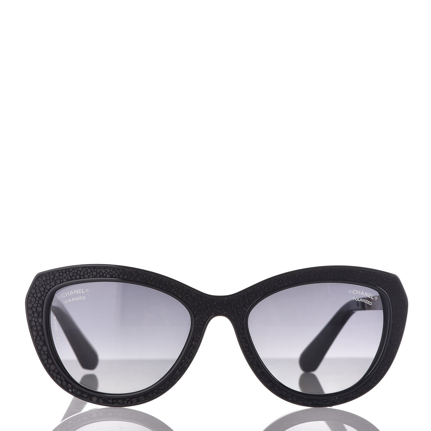 Chanel Stingray CC Polarized Sunglasses 6046-Q Black 3 of 8
