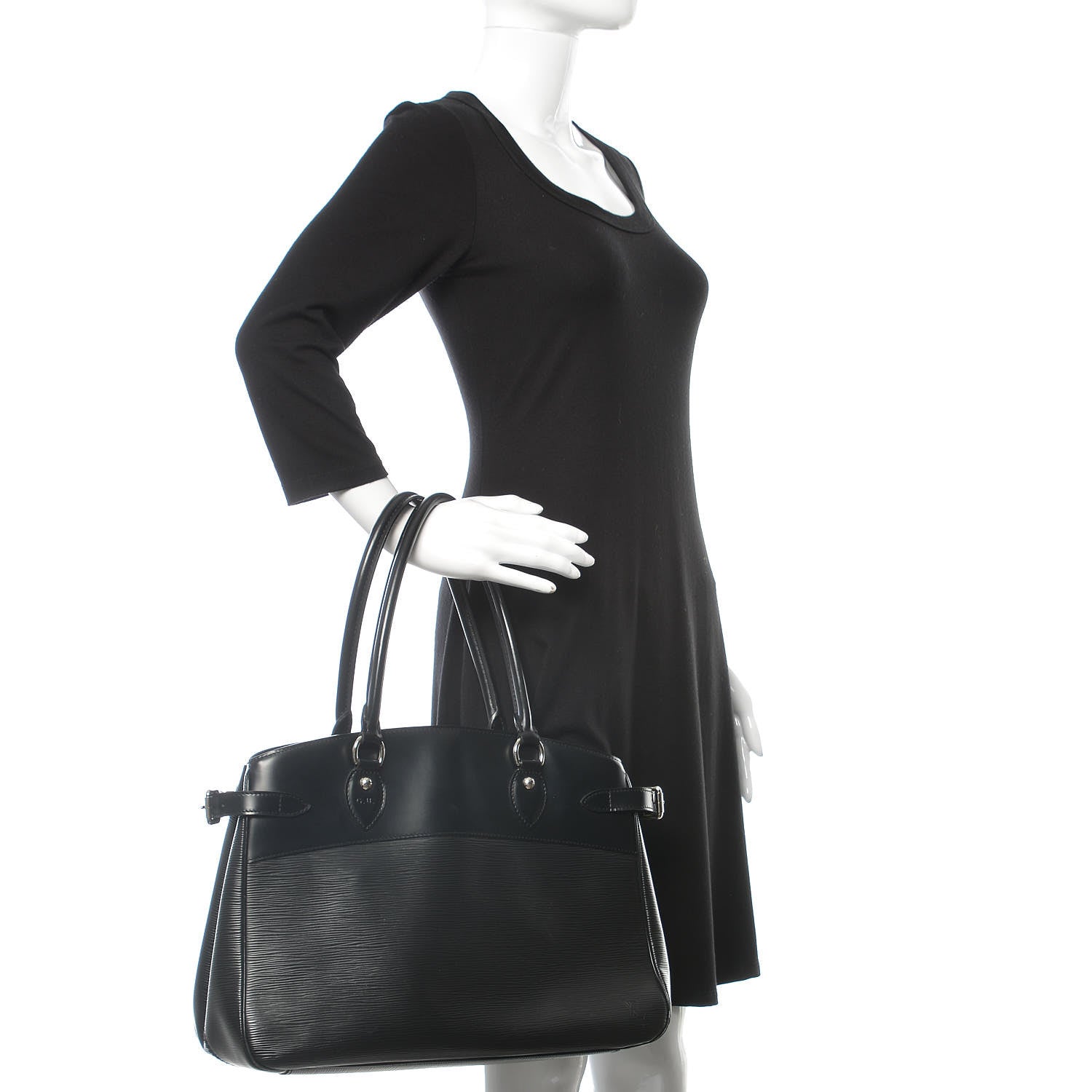 Louis Vuitton Epi Passy GM Black 2 of 10