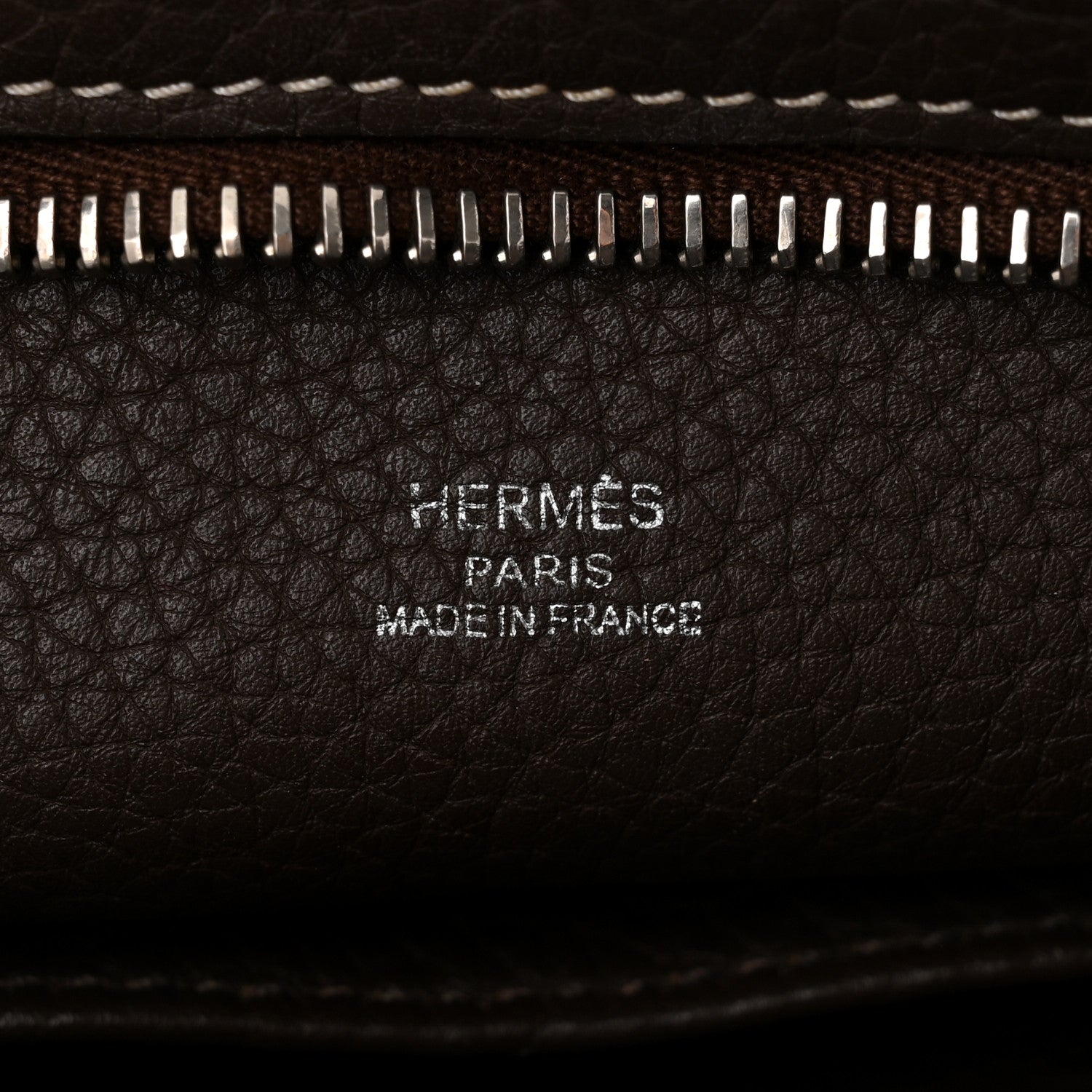 Hermes Taurillon Clemence Sac Good News PM Chocolate 6 of 10