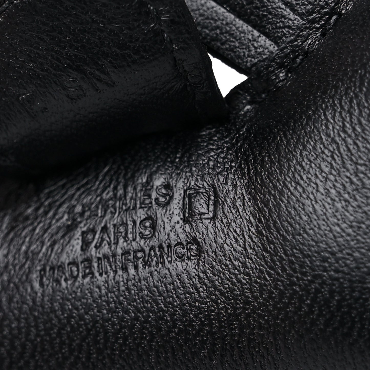 Milo Lambskin Matte Alligator Touch Grigri Rodeo Horse Bag Charm PM So Black