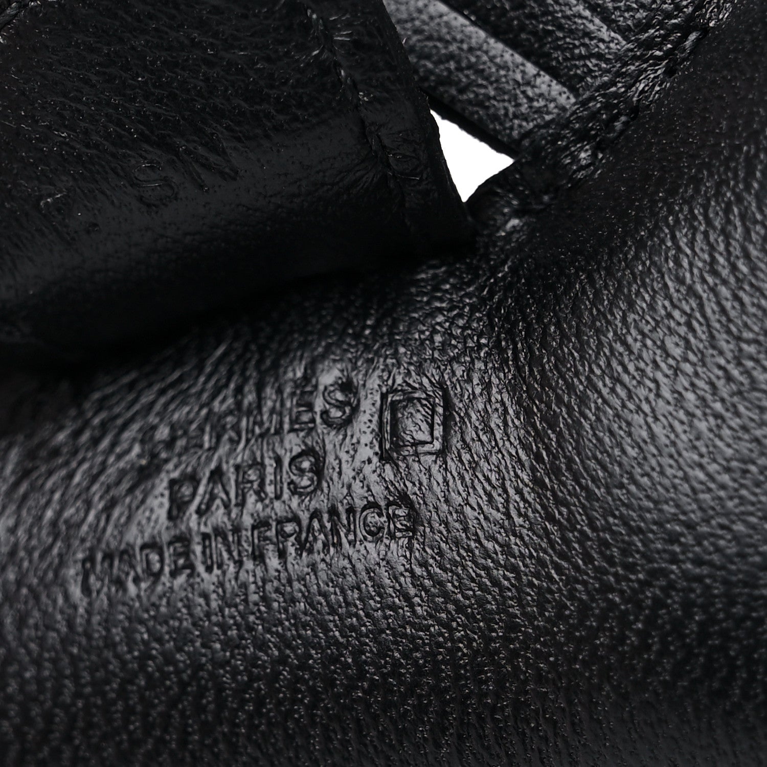 Hermes Milo Lambskin Matte Alligator Touch Grigri Rodeo Horse Bag Charm PM So Black 4 of 5