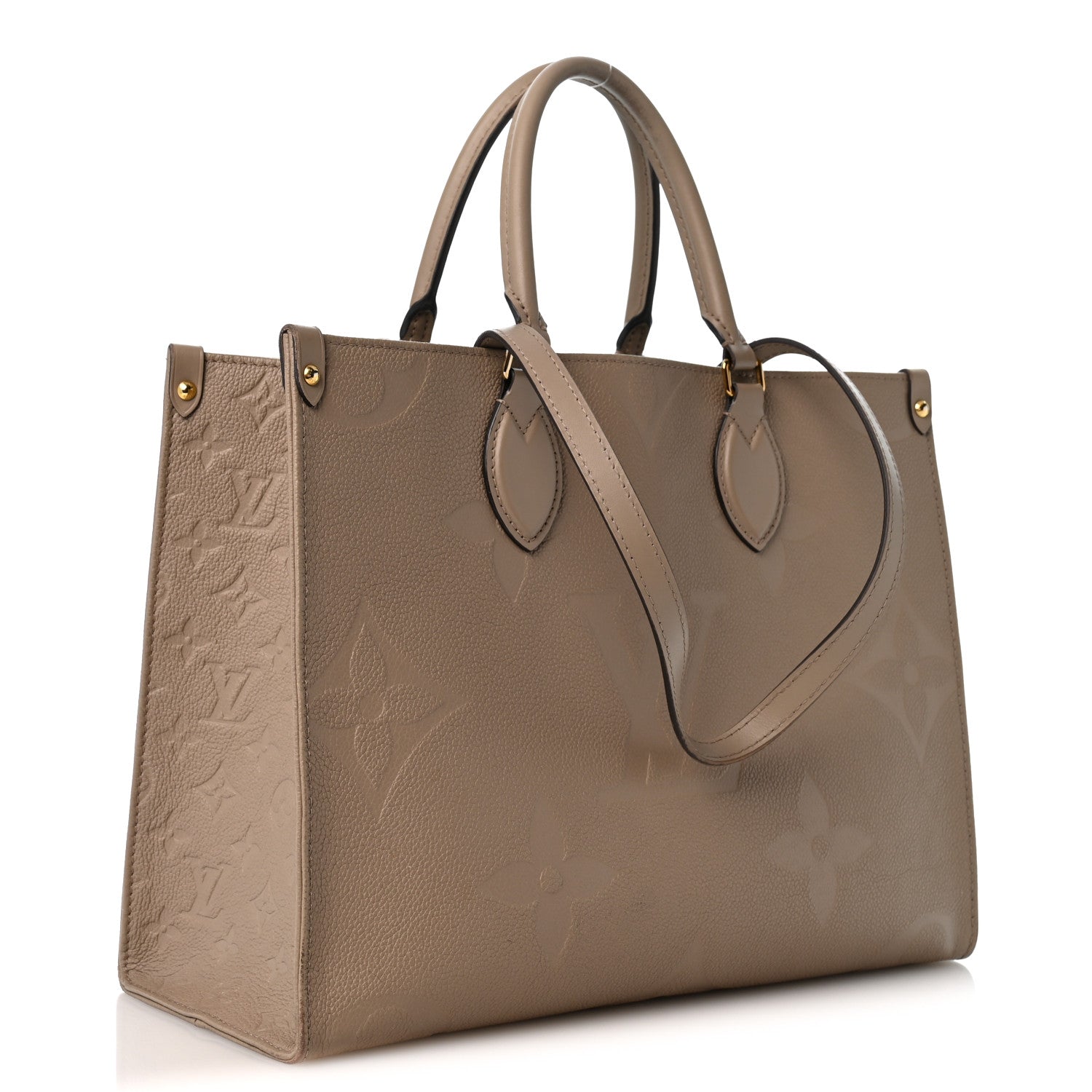 Louis Vuitton Empreinte Monogram Giant Onthego MM Tourterelle 3 of 12