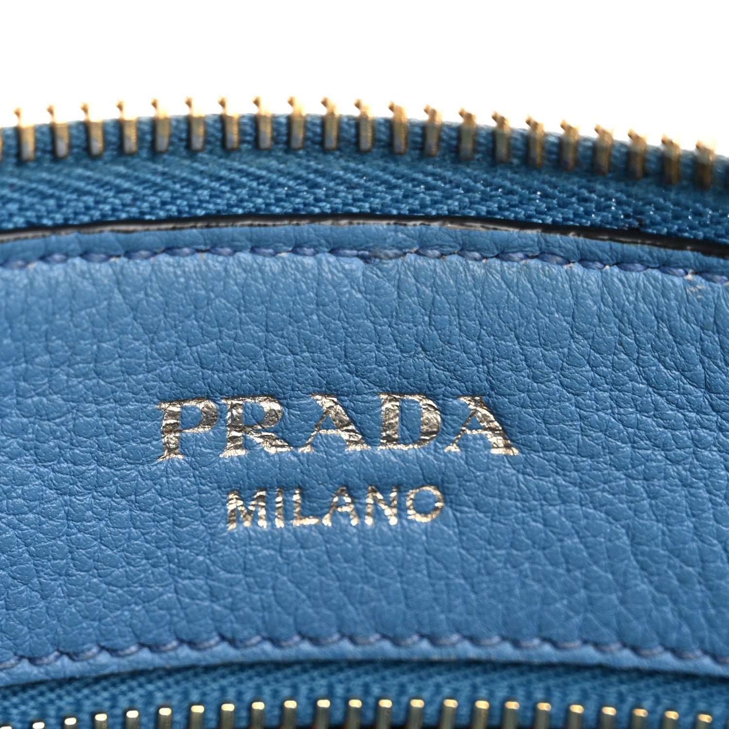 Prada Vitello Phenix Zip Crossbody Bag Mare 1832701 – FASHIONPHILE