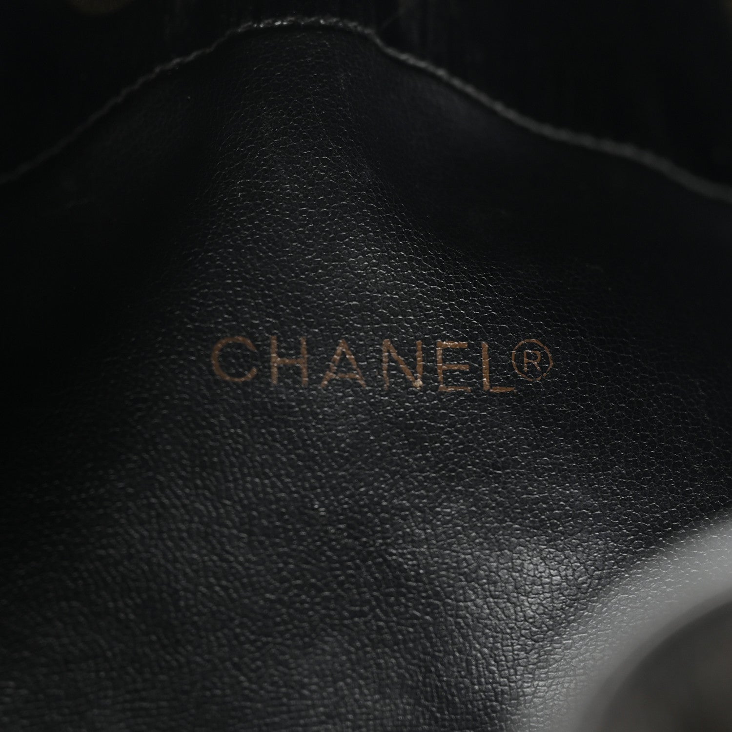 Chanel Patent Stitched Drawstring Shoulder Bag Black 7 of 15