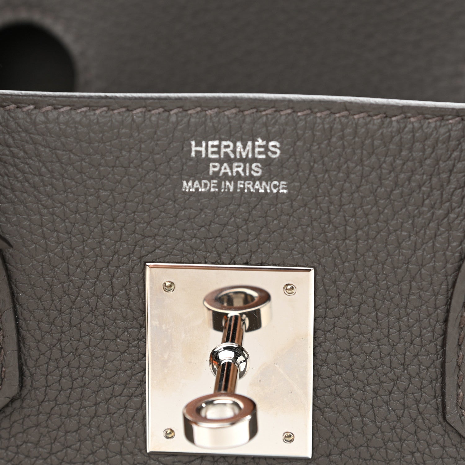 Hermes Togo Birkin 30 Etain 6 of 11