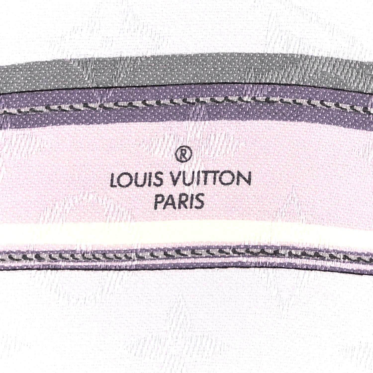 Louis Vuitton Silk Wool Monogram Pop Confidential Shawl Light Blue 2 of 3
