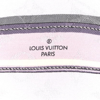 Louis Vuitton Silk Wool Monogram Pop Confidential Shawl Light Blue 2 of 3
