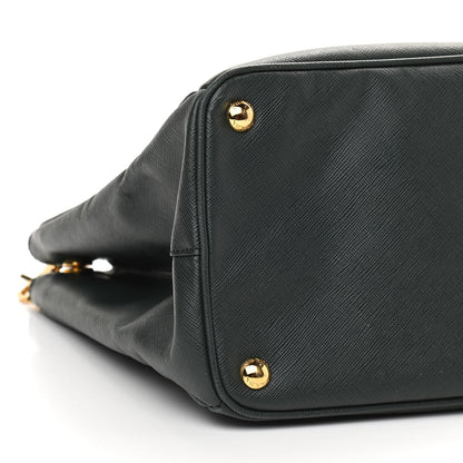 Prada Saffiano Large Galleria Double Zip Tote Smeraldo 8 of 12