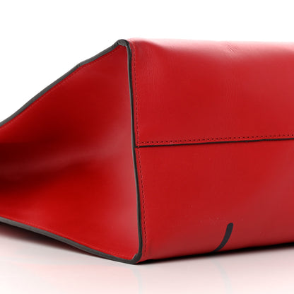 Gucci Calfskin GucciGhost Real Large XL Tote Hibiscus Red 8 of 14