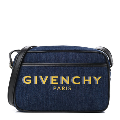 Givenchy Denim Logo Bond Camera Bag Blue 1 of 10