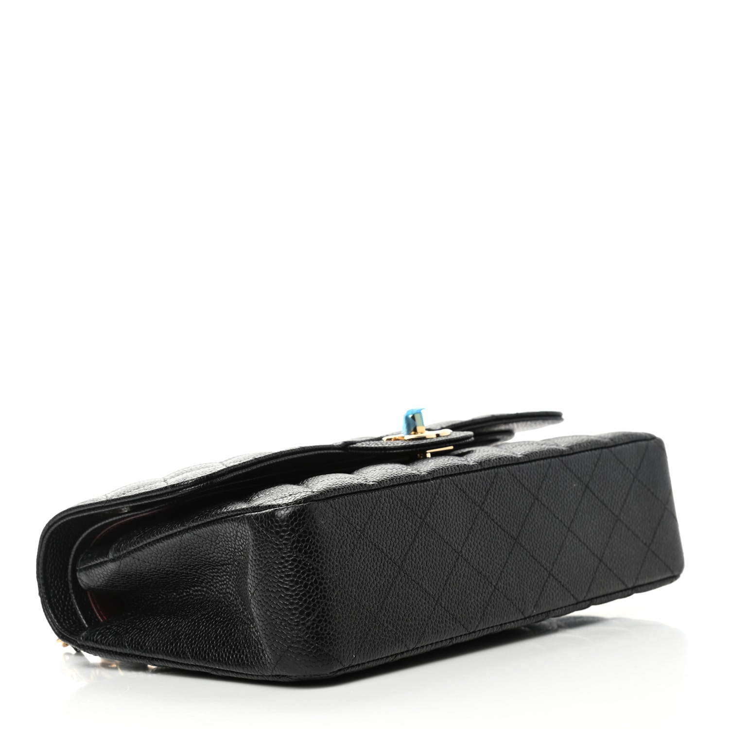 Chanel Caviar Quilted Medium Double Flap Black 3 of 4