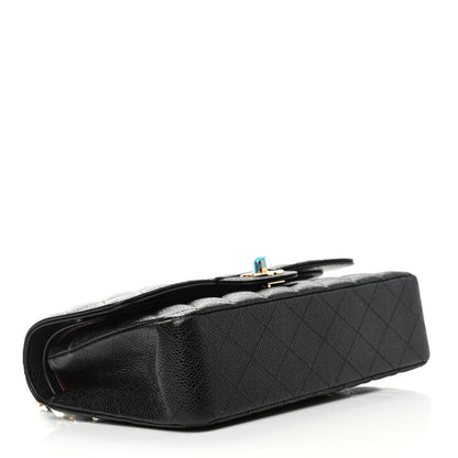 Chanel Caviar Quilted Medium Double Flap Black 3 of 4