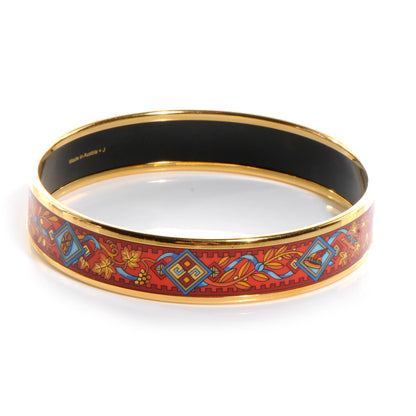 Hermes Enamel Printed Pilgrim Medium Bracelet 70 3 of 5