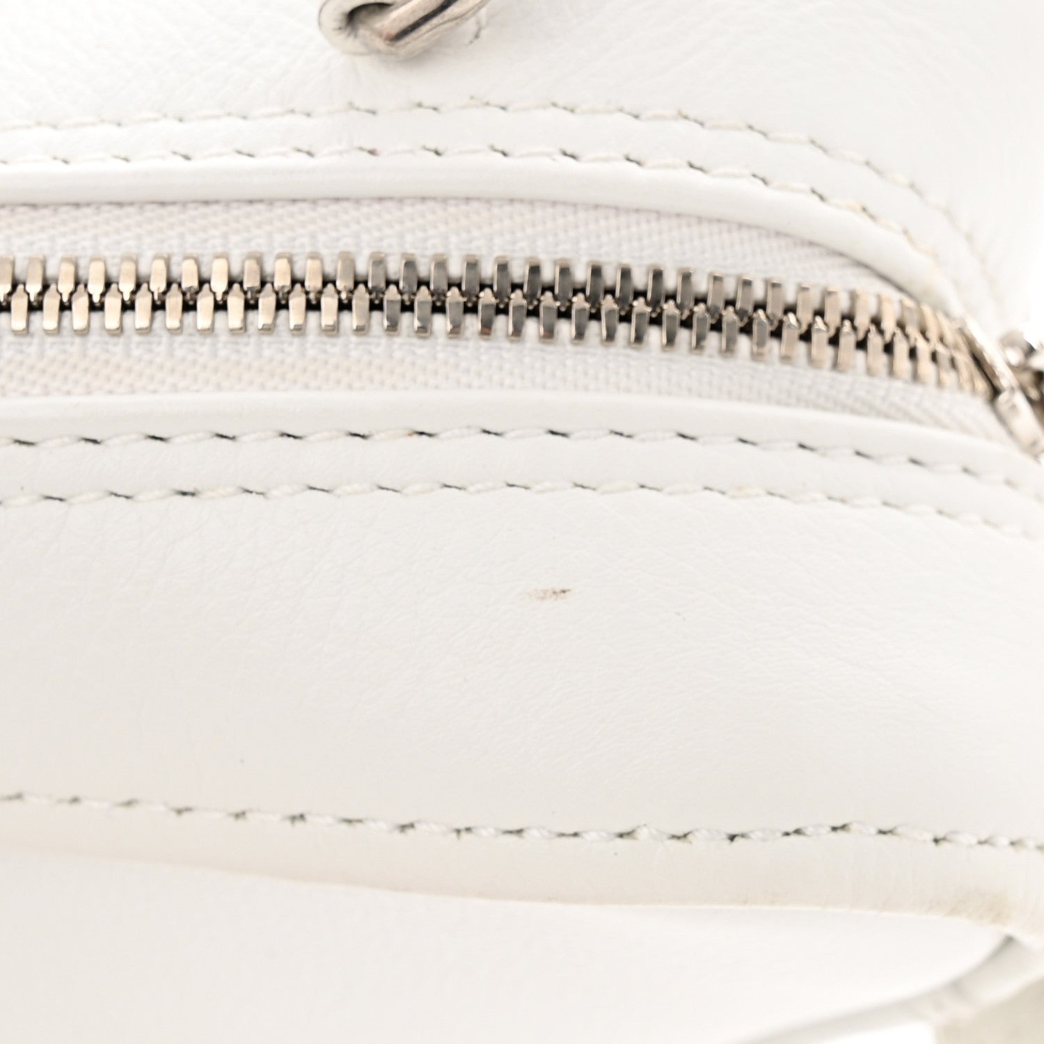 Balenciaga Calfskin S Triangle Duffle White 11 of 12