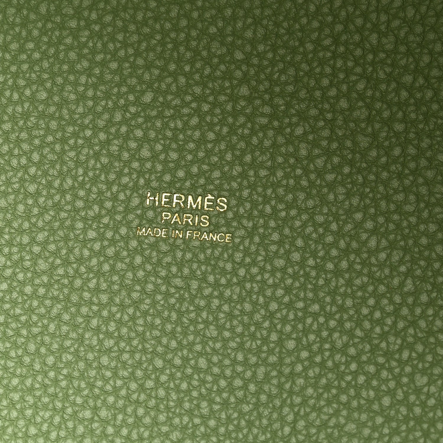 Hermes Taurillon Maurice Picotin Lock 18 PM Vert Criquet 6 of 11