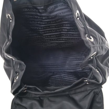 Prada Tessuto Nylon Saffiano Medium Backpack Black 5 of 10