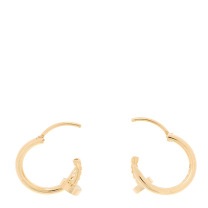 Cartier 18K Yellow Gold Mini Juste Un Clou Hoop Earrings 3 of 5