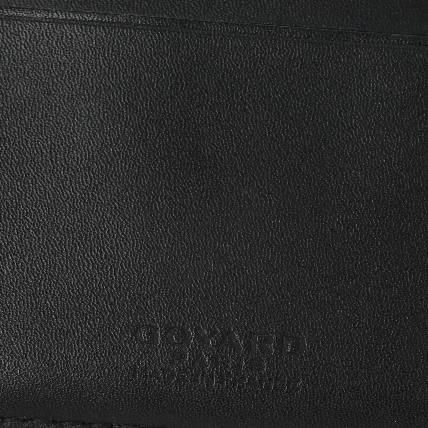 Goyardine Saint Florentin Bi-Fold Wallet Black Yellow